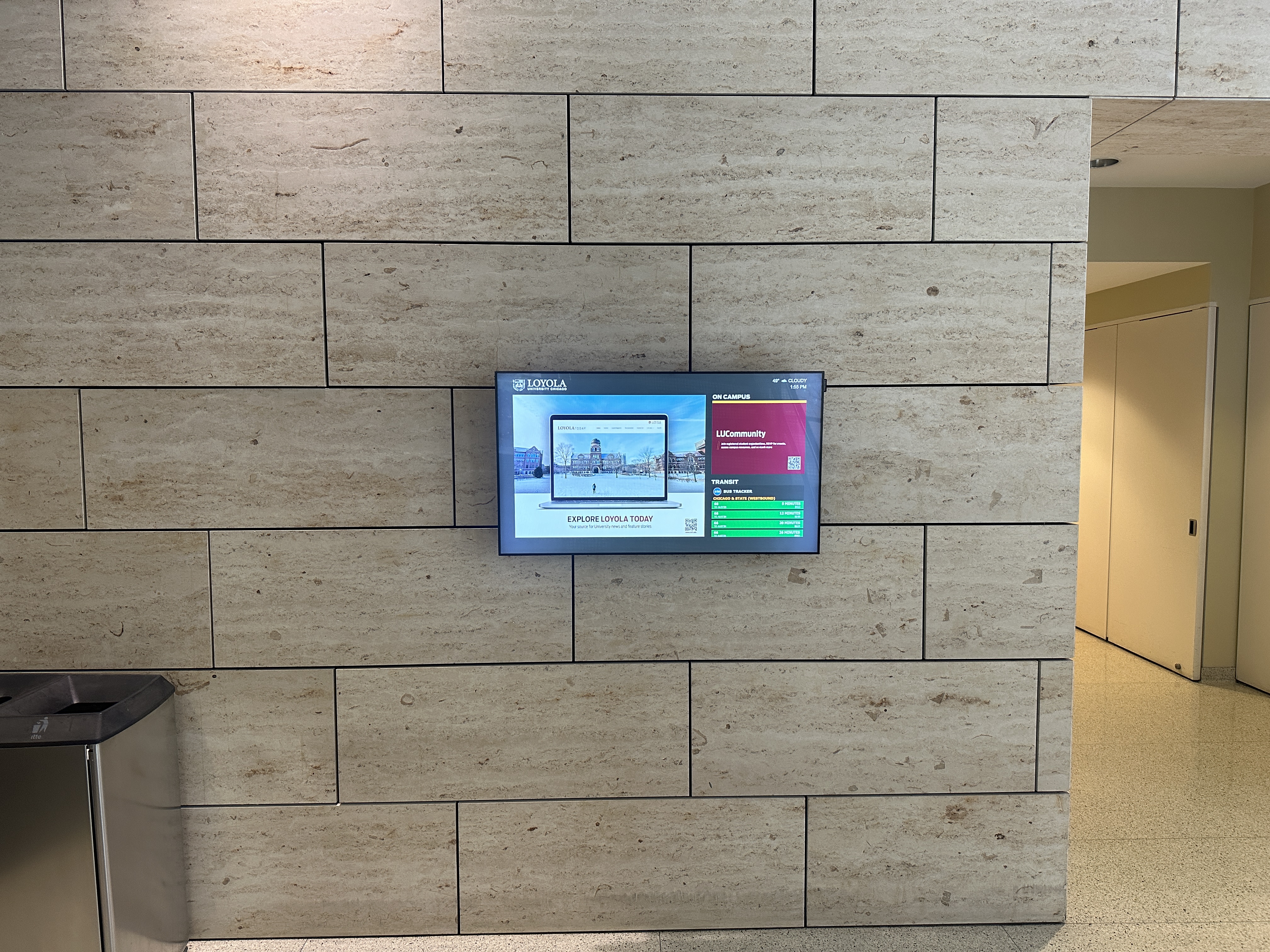 Terry Student Center Digital Signage
